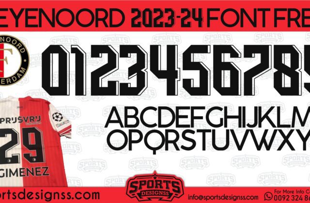 feyenoord-2024-Football-Font-Free-Download-by-Sports-Designss