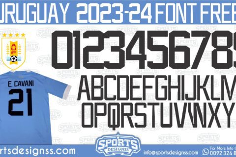 URUGUAY-2024-Football-Font-Free-Download-by-Sports-Designss