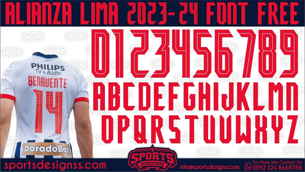 Alianza-Lima-2024-Football-Font-Free-Download