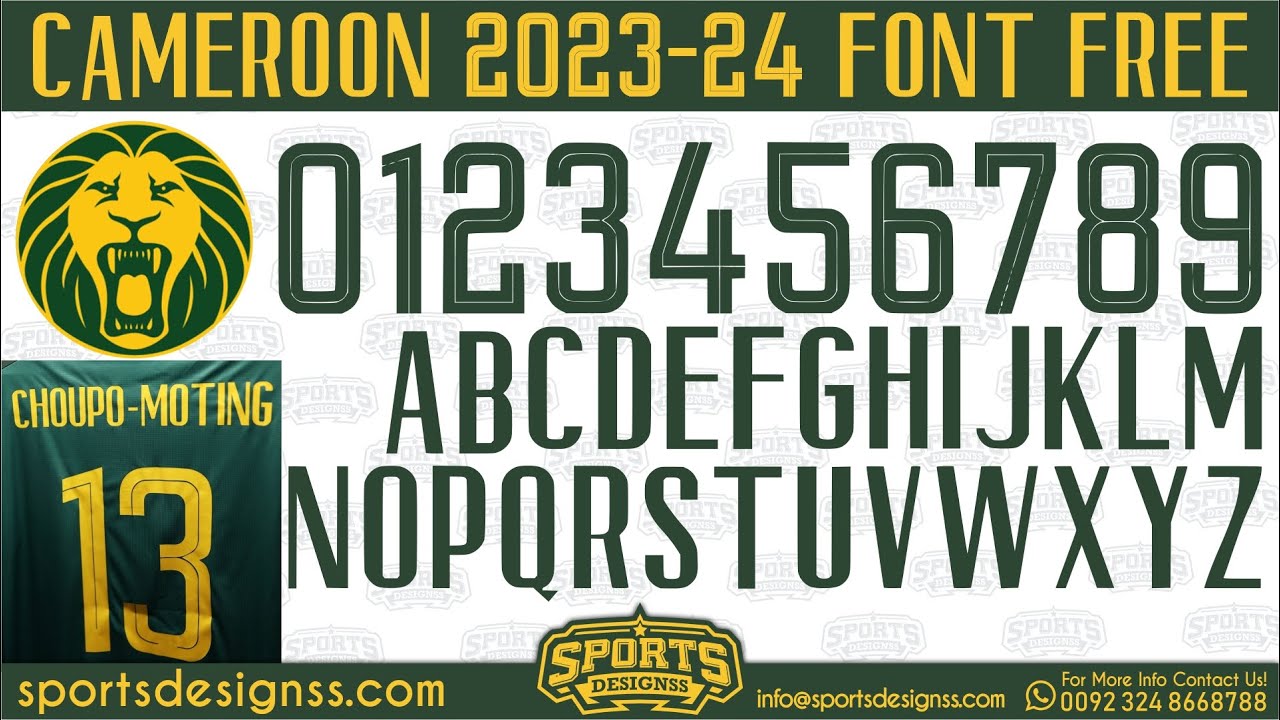 Cameroon-2023-24-Font-Free-Download