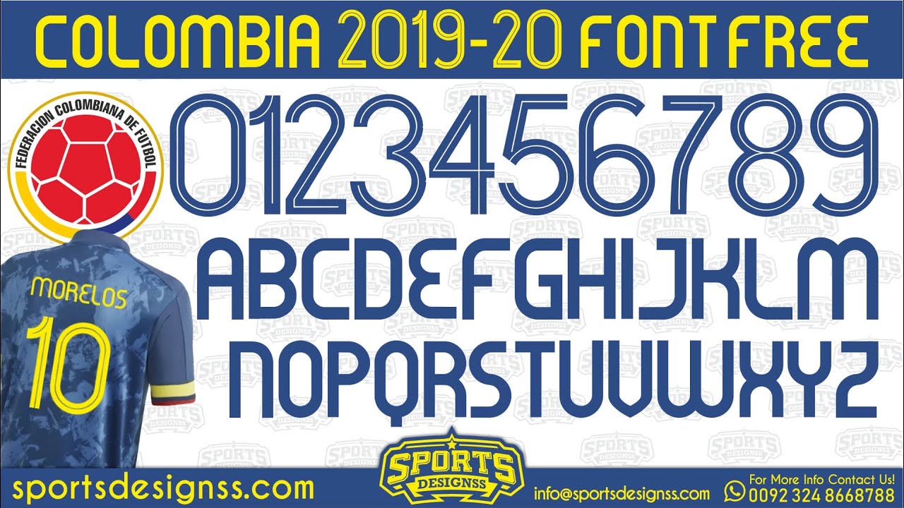 Colombia-2020-Font-Free-Download