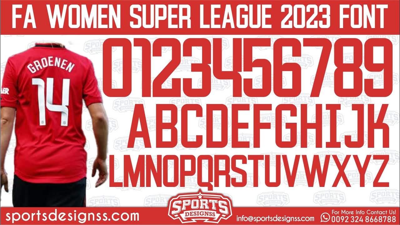 FA-Women-Super-League-2023-Font-Free-Download