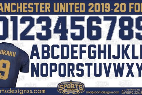 Manchester-United-2019-20-Font-Free-Download