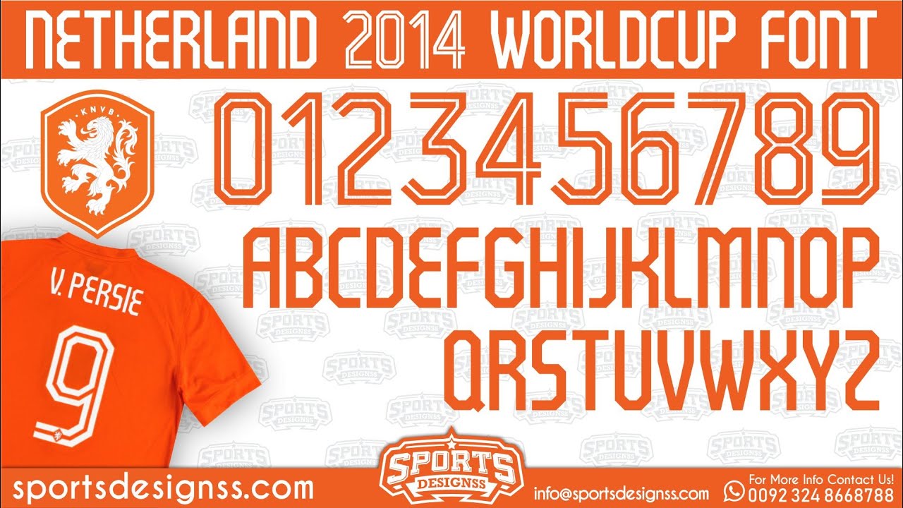 Netherland-2014-Worldcup-Font-Free-Download