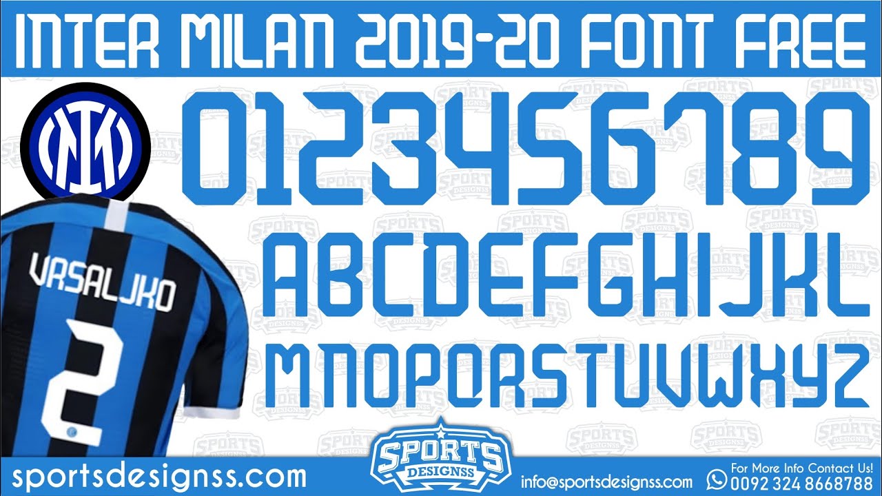 Nike-Inter-Milan-2019-20-Font-Free-Download