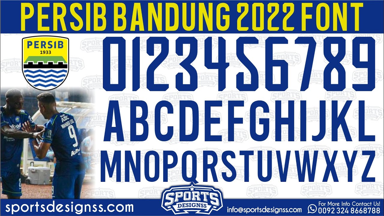 Persib-2022-Font-Free-Download