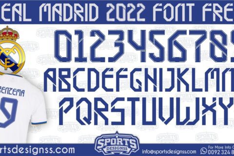 Real-Madrid-2022-Font-Free-Download