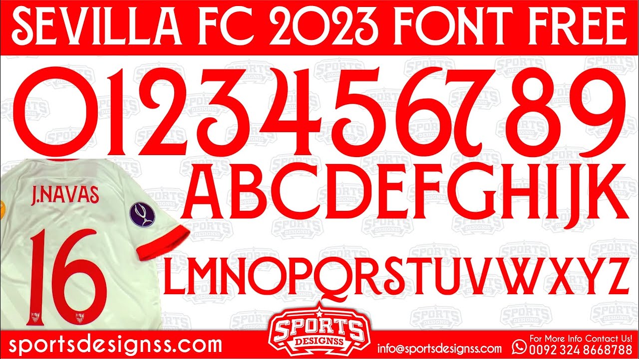 Sevilla-FC-2023-Font-Free-Download