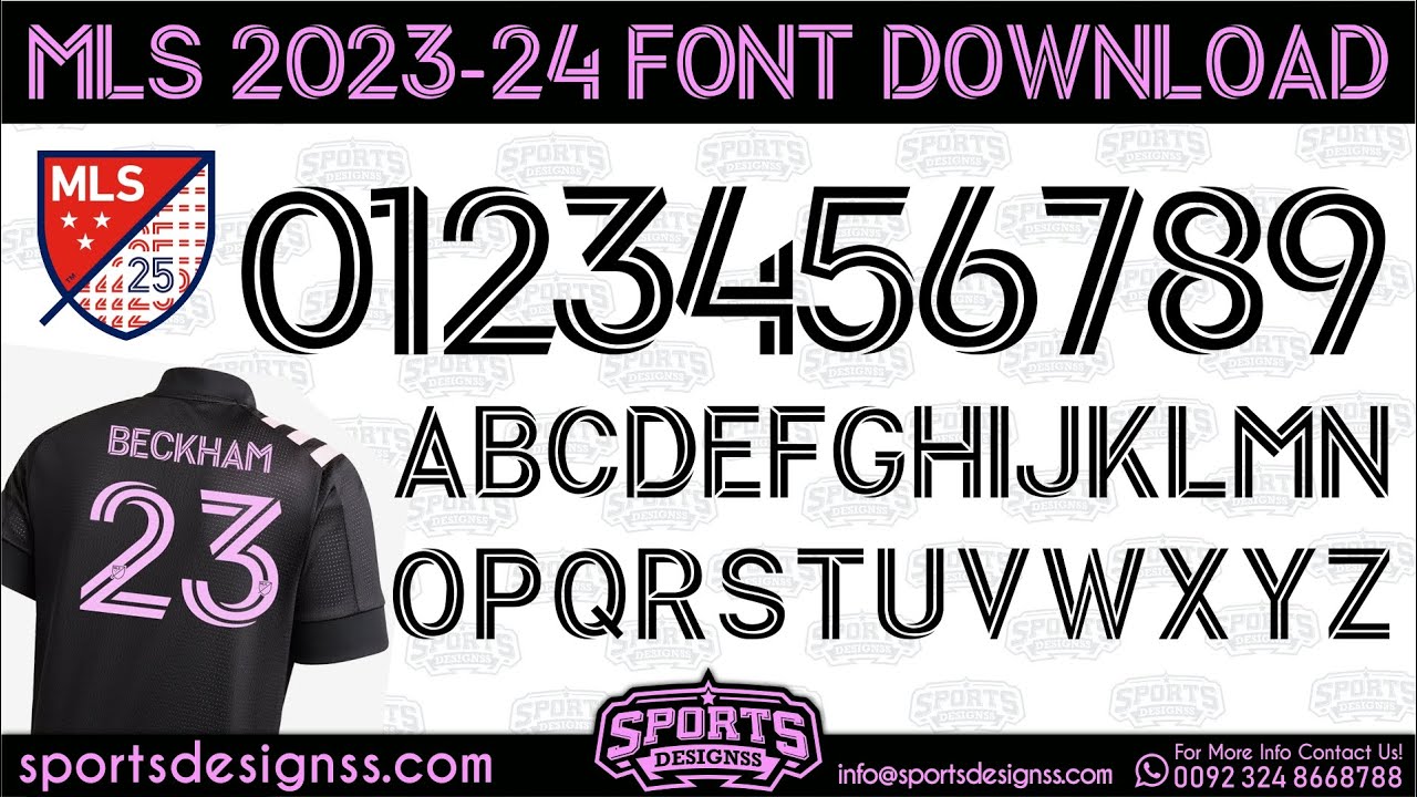 MLS Kit 2023-24 Font Free Download