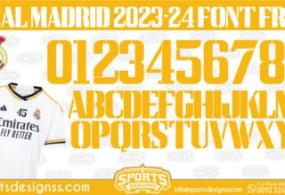 REAL-MADRID-2024-Football-Font-Free-Download-by-Sports-Designss