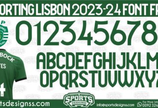 SPORTING-LISBON-2024-Football-Font-Free-Download-by-Sports-Designss